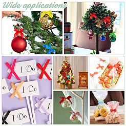 192Pcs 12 Colors Polyester Packaging Ribbon Bows&nbsp;DIY-PH0013-56