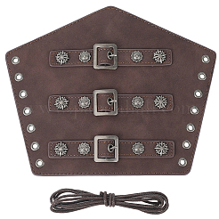 Imitation Leather Cuff Cord Bracelets&nbsp;AJEW-WH20033-034B