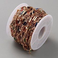 Brass Rhinestone Cup Chain&nbsp;CHC-TAC0003-06KCG