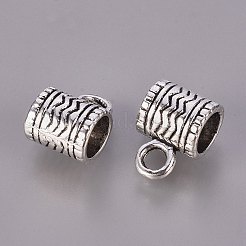 Tibetan Style Alloy Tube Bails&nbsp;LS-K08U0042