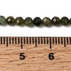 Natural Green Tourmaline Beads Strands&nbsp;X-G-L653-B03-3mm