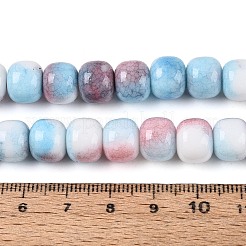 Ombre Effect Dyed Glass Beads Strands&nbsp;GLAA-N067-01A-17
