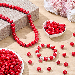 600Pcs Dyed Natural Wood Beads&nbsp;COCO-SC0002-39A