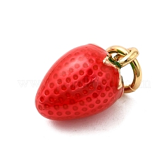 Brass Enamel Charms&nbsp;KK-P303-06E-G