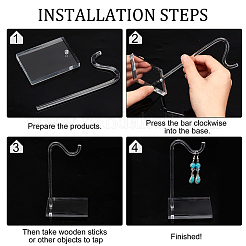 Acrylic Bracelet Display Stands&nbsp;BDIS-WH0002-11