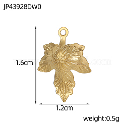 304 Stainless Steel Pendant Settings&nbsp;STAS-OY009-11G