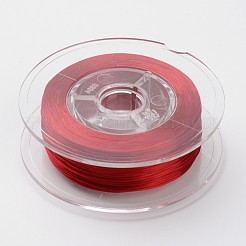 Japanese Eco-Friendly Dyed Flat Elastic Crystal String&nbsp;EW-F005-0.6mm-07