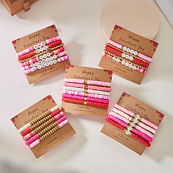 DIY Valentine's Day Bracelets Kits&nbsp;DIY-PA0001-52