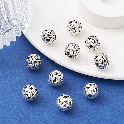 Tibetan Style Hollow Alloy Beads&nbsp;TIBEB-YW0001-11AS