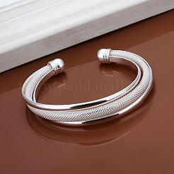 Trendy Brass Cuff Bangles For Women&nbsp;BJEW-BB12228