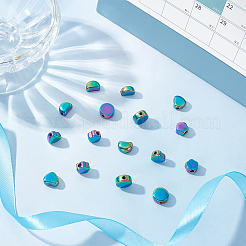 Rack Plating Rainbow Color 304 Stainless Steel Beads&nbsp;STAS-DC0007-51