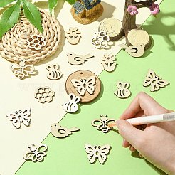 Unfinished Wood Piece Decorations&nbsp;WOOD-CJC0012-07