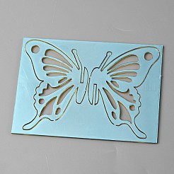 Acrylic Mirror Butterfly Cupcake Toppers&nbsp;FIND-WH0152-208F