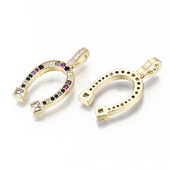 Brass Micro Pave Colorful Cubic Zirconia Pendants&nbsp;ZIRC-S067-216-NF