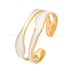 304 Stainless Steel Enamel Bangles for Women&nbsp;BJEW-D306-04G