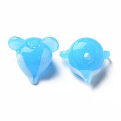 Handmade Transparent Lampwork Beads&nbsp;LAMP-T011-12A