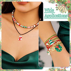 40Pcs 20 Styles Christmas Theme Opaque Resin Pendants&nbsp;RESI-TA0003-58