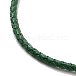Braided Round Imitation Leather Bracelets Making&nbsp;BJEW-H610-01G-16