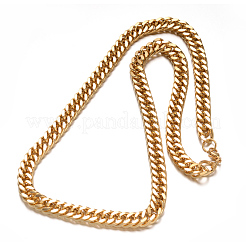 304 Stainless Steel Twisted Chains Necklaces&nbsp;NJEW-L398-07G