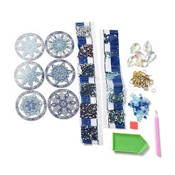 DIY Christmas Snowflake Pendant Decoration Diamond Painting Kits&nbsp;WG77635-01