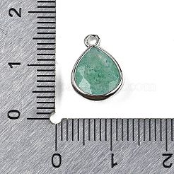 Natural Dyed Strawberry Quartz Faceted Pendants&nbsp;G-U019-05P-05