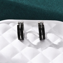304 Stainless Steel Hoop Earrings&nbsp;EJEW-D331-03PB