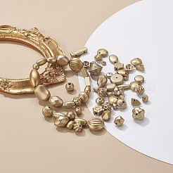 Plated Acrylic Beads&nbsp;MACR-YW0001-29G