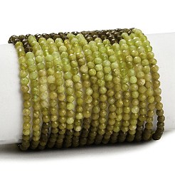 Gradient Color Natural Yellow Green Opal Beads Strands&nbsp;GG-CBA9722-A01-3mm