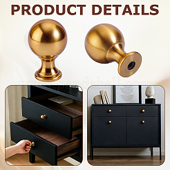 15Sets Alloy Cabinet Drawer Knobs&nbsp;AJEW-AR0005-74