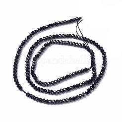 Natural Black Spinel Beads Strands&nbsp;G-L581B-001