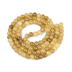 Baking Paint Crackle Glass Beads Strands&nbsp;GLAA-Q106-03A-21