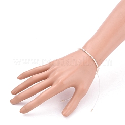 Adjustable Nylon Cord Braided Bead Bracelet&nbsp;BJEW-JB05683-05