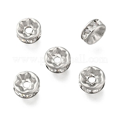 316 Surgical Stainless Steel Crystal Rhinestone Spacer Beads&nbsp;STAS-N032-05P