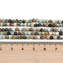 Natural HuBei Turquoise Beads Strands&nbsp;G-L628-B02-3mm-02