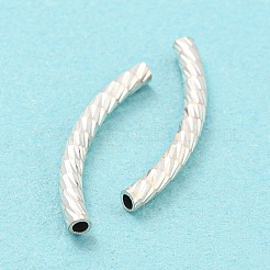 925 Sterling Silver Tube Beads&nbsp;STER-Q191-01A-S