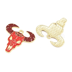 West Cowboy Theme Alloy Enamel Pendants&nbsp;ENAM-L056-01B-03
