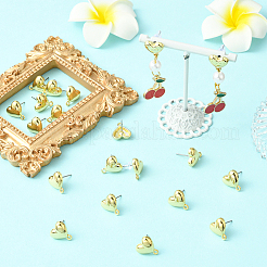 20Pcs Alloy Stud Earring Findings&nbsp;FIND-SC0019-22