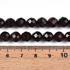 Natural Garnet Beads Strands&nbsp;G-S345-8mm-37
