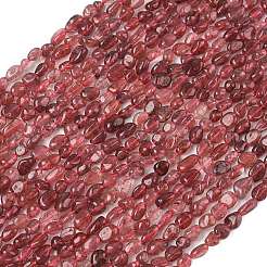 Natural Strawberry Quartz Beads Strands&nbsp;G-D329-A01