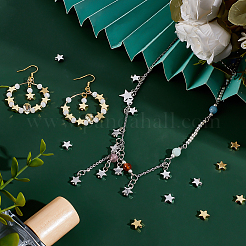 100Pcs 2 Colors Brass Beads&nbsp;KK-PH0012-94B