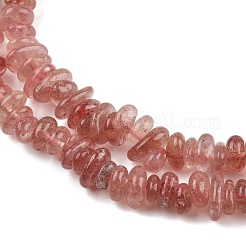 Natural Strawberry Quartz Beads Strands&nbsp;G-C250-01