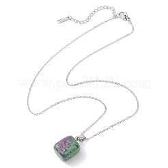 12Pcs 12 Styles Nuggets Natural & Synthetic Mixed Stone Pendant Necklace Sets&nbsp;NJEW-JN04887