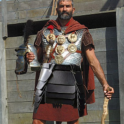 Medieval Viking PU Leather Belt Skirt&nbsp;AJEW-WH20077-031A