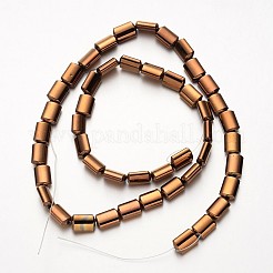 Electroplate Non-magnetic Synthetic Hematite Bead Strands&nbsp;G-F300-01A-08