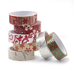 Self Adhesive Single Face Pattern Printed Burlap Ribbon&nbsp;OCOR-T010-05