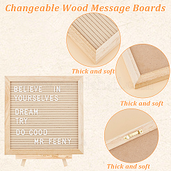 Felt Letter Boards&nbsp;DJEW-WH0043-41