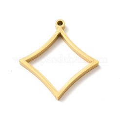 Ion Plating(IP) 304 Stainless Steel Open Back Bezel Pendants&nbsp;STAS-K208-16