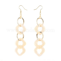 Curb Chain Dangle Earrings&nbsp;EJEW-JE04158-03