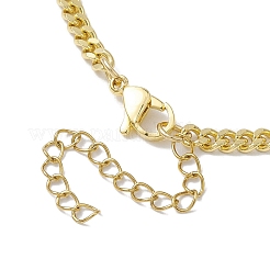 Brass Curb Chain Necklaces&nbsp;NJEW-JN04747