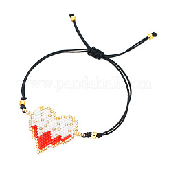 Glass Seed Beads Link Bracelets&nbsp;MB7256-1